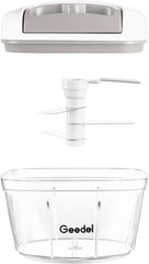 Manual Pull Food Chopper, Hand Pull String Onion Chopper Dicer for Kitchen, Easy Cleaning Food Chopper for Vegetables, Fruits (500 ML)
