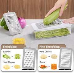 Geedel Vegetable Chopper, Onion Chopper Pro Food Chopper, Kitchen Vegetable Slicer Dicer Cutter Grater, Veggie Chopper with container for Salad Onion Potato Carrot